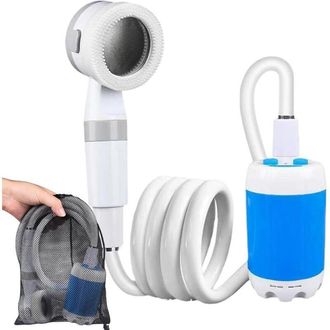 OEM Bomba De Ducha Port&aacute;til, Bomba De Agua Port&aacute;til Para Ducha Exterior Con Bater&iacute;a Integrada De 5000 Mah, Rociador De Agua Impermeable Para Uso En Exteri