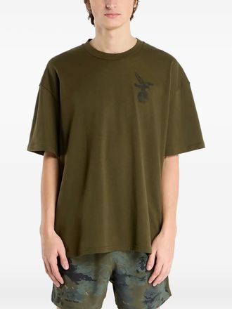 Under Armour graphic-print short-sleeve T-shirt - men - Cotton/Polyester - M - Green