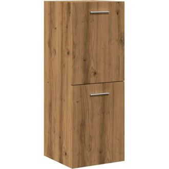 vidaXL Armario Pared Ba&ntilde;o Madera Ingenier&iacute;a Roble Artisian 30x30x80 Cm Vidaxl