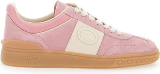 Valentino Garavani Pink Suede Upvillage Sneakers