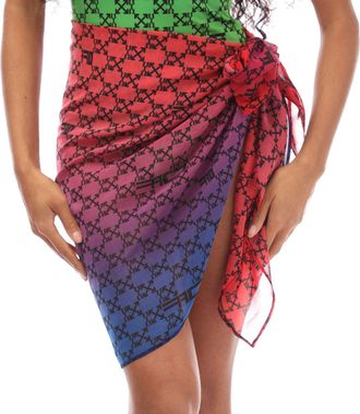 Off-white Accessories Off White Monogram Sarong in red black