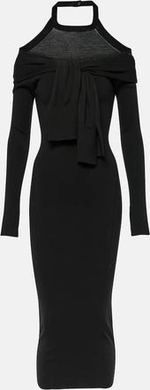 Jacquemus La robe Doble wool-blend midi dress