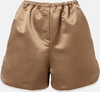 Frankie Shop Adia satin shorts