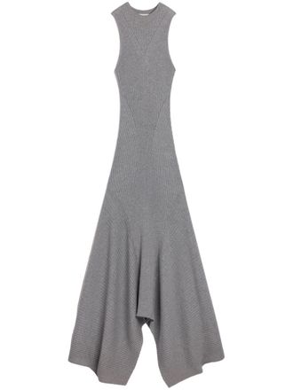 Ami Asymmetrische jurk - Grijs