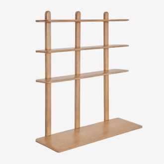 Sklum Escritorio Con Estanter&iacute;a En Madera Veleta Sklum &x2194&xfe0e 130 Cm