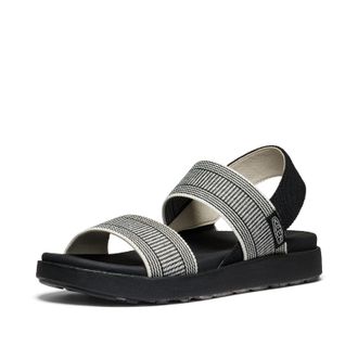 Keen Womens Elle Backstrap Slingback Sandals, Black Star White, 6.5 UK