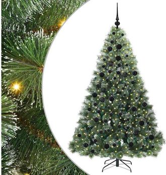 vidaXL &Aacute;rbol De Navidad Artificial Con 300 Led Verde 180 Cm Pe Y Pvc Vidaxl