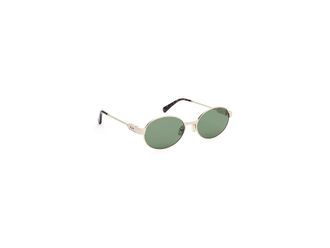 Quay Anyways Fashion Sunglasses Gold/Green, Metal Frames/Polycarbonate