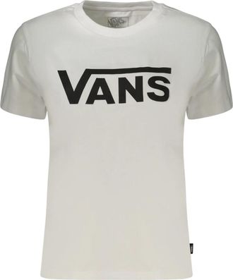 Vans Flying V Crew Tee - Dames - T-shirts - Wit - 2XS - Katoen - Tops