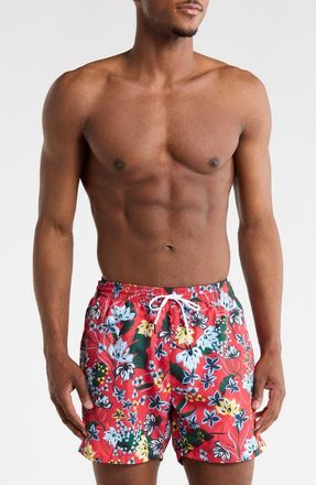 BOSS Octopus Swim Shorts in Medium Red at Nordstrom Rack, Size Xx-Large