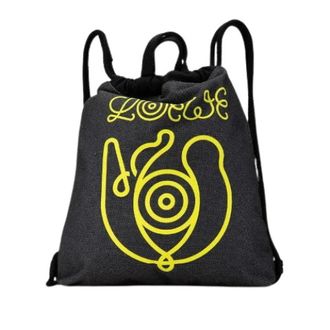 Loewe Pre-owned Backpacks, female, Black, Size: ONE SIZE Pre-owned Denim Backpack