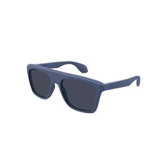 Gucci Gg 1570S 008 Zonnebrillen - Heren - Zonnebrillen - Blauw - 57 MM - Accessoires