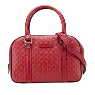 Gucci Pre-owned Handbags, female, Red, Size: ONE SIZE Pre-owned Satchel