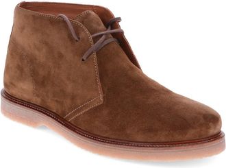 Jones Bootmaker Mens Elliott Leather Derby Shoes - Tan Suede - Size UK 7