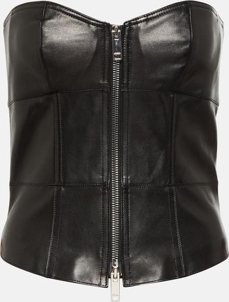 Isabel Marant Etna leather bustier