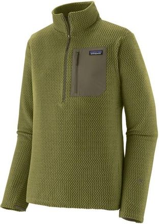 Patagonia R1 Air Zip Neck Fleecepullover f&uuml;r Herren | oliv