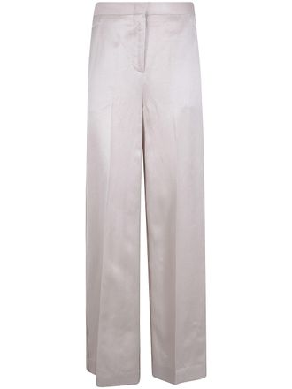 Semicouture Linen Wide Leg Trousers