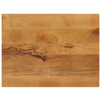 Berkfield Home Table Top 90x70x3.8 cm Rectangular Solid Wood Mango in Brown