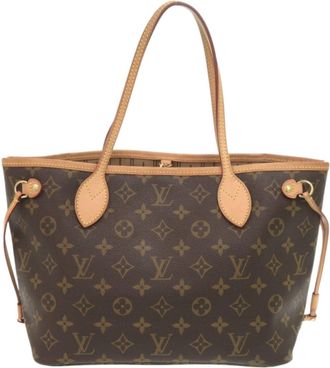Louis Vuitton Brown Monogram Canvas Tote Bag (Pre-Owned)
