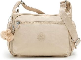 Kipling Gabbie SPC Cross Body Womens Handbags Sparkled Beige, Nylon/Polyester