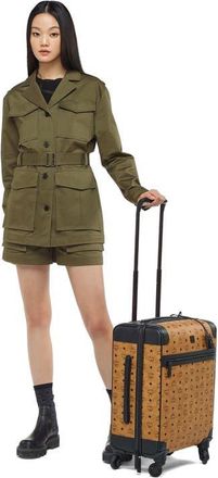 MCM Ottomar Trolley in Visetos in Brown at Nordstrom, Size Small