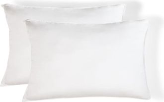 Febronie Funda de almohada (x2) algod&oacute;n blanco 50x70