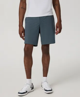 Vuori Clothing Aim Shorts 8 | Blue Sea Slub Stripe | 28