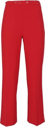 Elisabetta Franchi Mujer, Pantalones, Rojo, Talla: XS