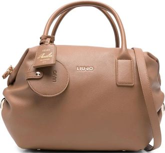 Liu Jo Borsa tote con logo - Marrone