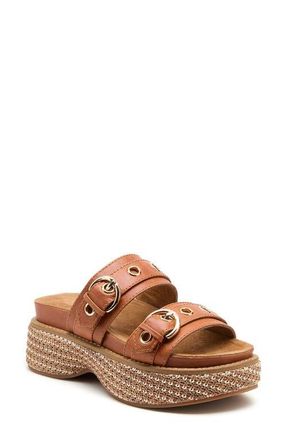 Kelsi Dagger Penny Platform Slide Sandal in Auburn at Nordstrom, Size 5.5