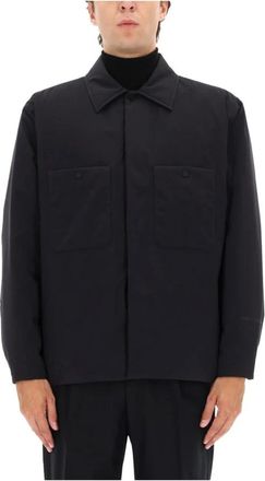 Herno Ultrasuede Overshirt Jacket - Heren - Zomerjassen - Zwart - L - Jassen