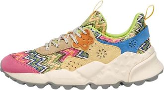 Flower Mountain Urban Chic Sneakers - Dames - Sneakers - Veelkleurig - 38 EU - Leer - Schoenen