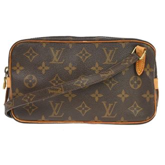 Louis Vuitton Pochette Marly Bandouliere Monogram Canvas Brown Canvas Handbag (Pre-Owned)