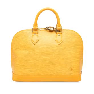 Louis Vuitton Pre-owned Womens Epi Alma Pm - Gold Leather - One Size