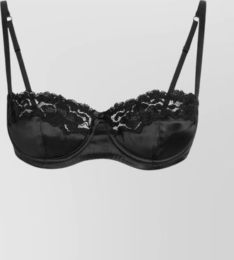 Dolce & Gabbana silk lace balconette bra