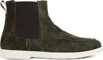 Moorer Cesar suède Chelsea laarzen - Groen