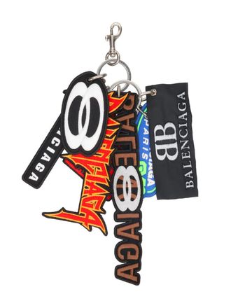 Balenciaga Keyring Patches Accessories