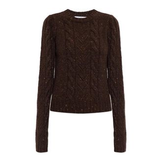 Max Mara Samba Wol Trui - Dames - Truien - Bruin - Maat: XS Wol