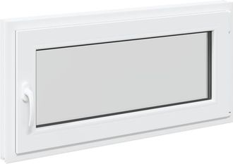 vidaXL Color Interno De Ventana De S&oacute;tano Blanco Risor 100 X 50 Cm Vidaxl