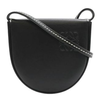 Loewe Pre-owned Pochette Schoudertas - Dames - Vintage Schoudertas - Zwart - ONE Size - Leer - Vintage