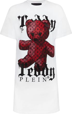 Philipp Plein T-Shirt Jurk Kort Monogram