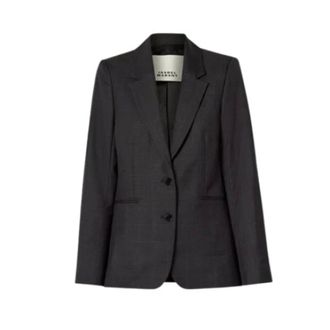Isabel Marant Reva Blazer - Dames - Jassen - Zwart - Maat: S Leer