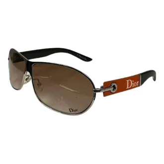 Dior Pre-owned Accessories, female, Orange, Size: ONE SIZE Pre-owned Vintage Metal Sunglasses