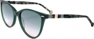 Carolina Herrera Womens HER0107-S-XGW-57 HER0107 57 S XGW Sunglasses - Dark Green - One Size
