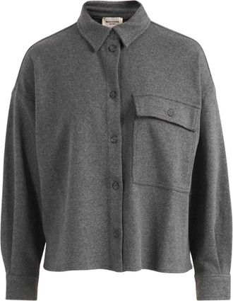 Max Mara Casual Shirts - Dames - Overhemden - Grijs - M - Overhemden
