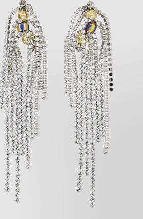 Dries Van Noten crystal-embellished drop earrings