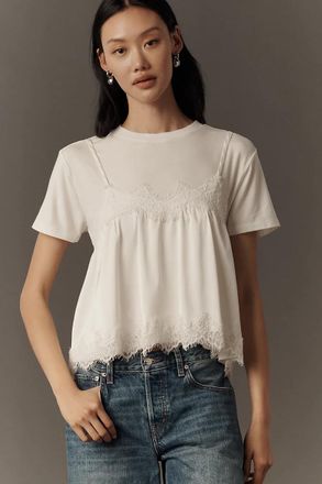 Maeve Layered Twofer Tank Tee