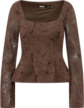 Rotate Rotate Birger Christensen, Donna, Top, Marrone, 2Xs, new