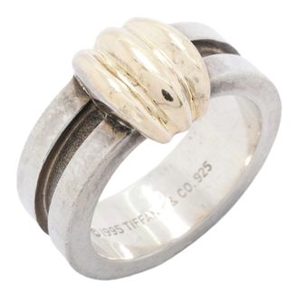 Tiffany & Co. Yellow Gold (18K) Silver 925 Band Ring (Pre-Owned)