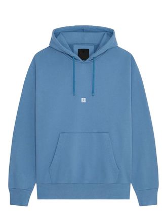 Givenchy Mens 4G Detail Hoodie in Blue - Size X-Small